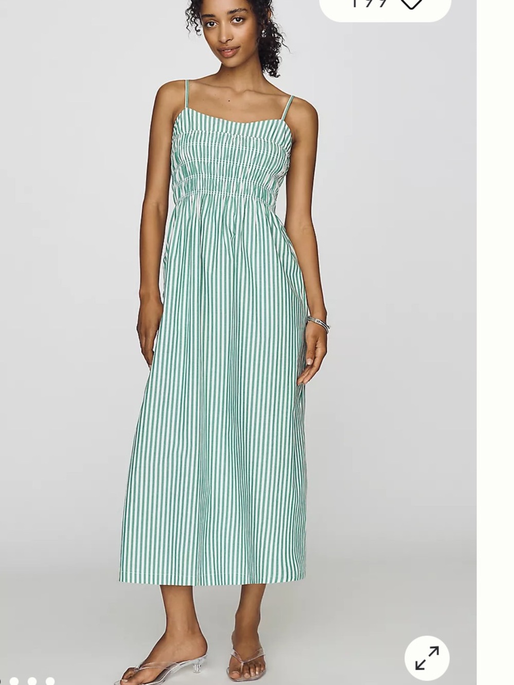 Rails Primrose Dress Emerald Stripe CA$435.89 worn only in photo (sold out)